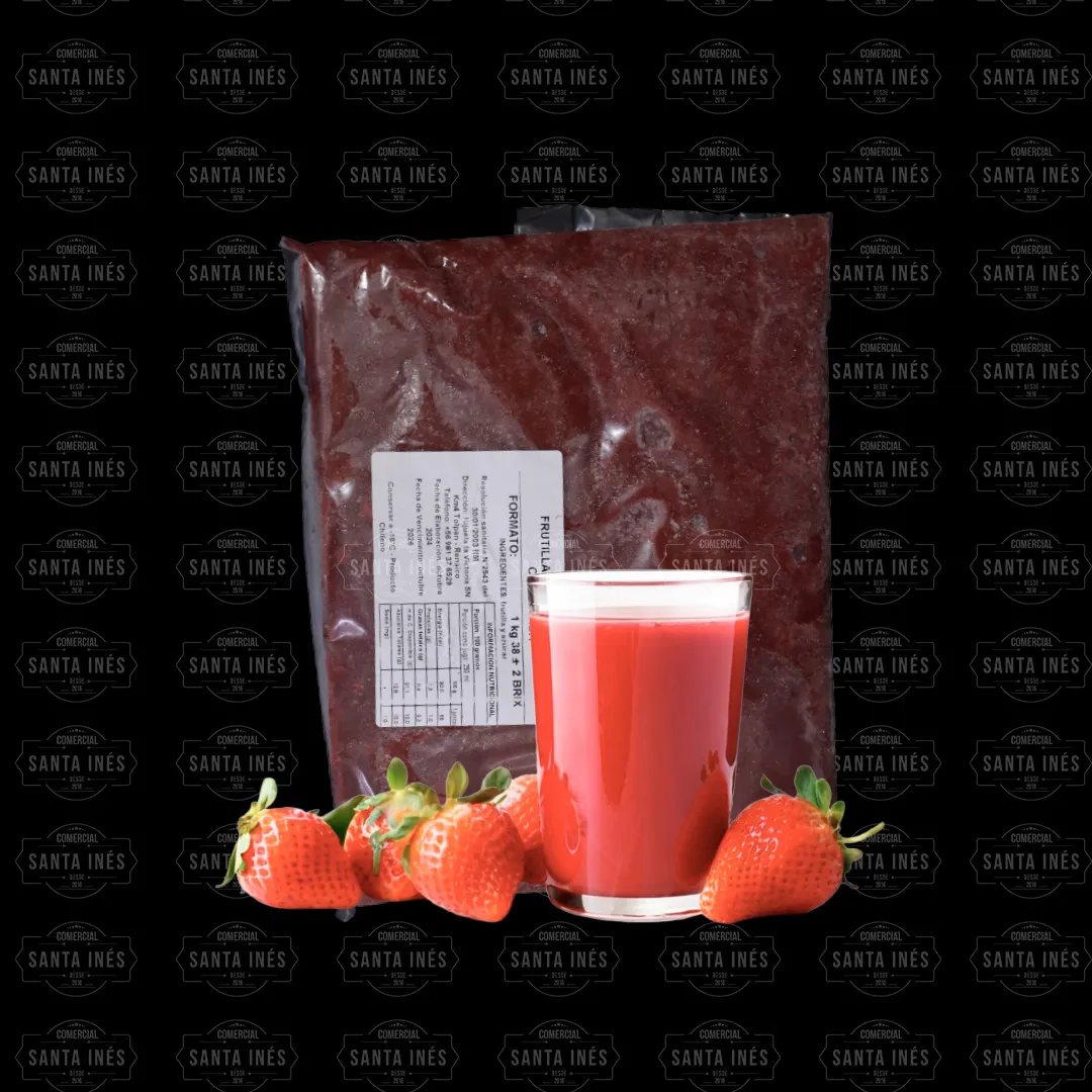 pulpa de frutillas