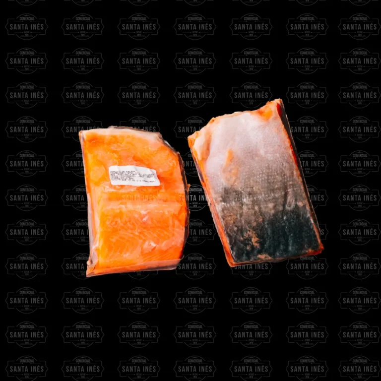 salmón en porciones